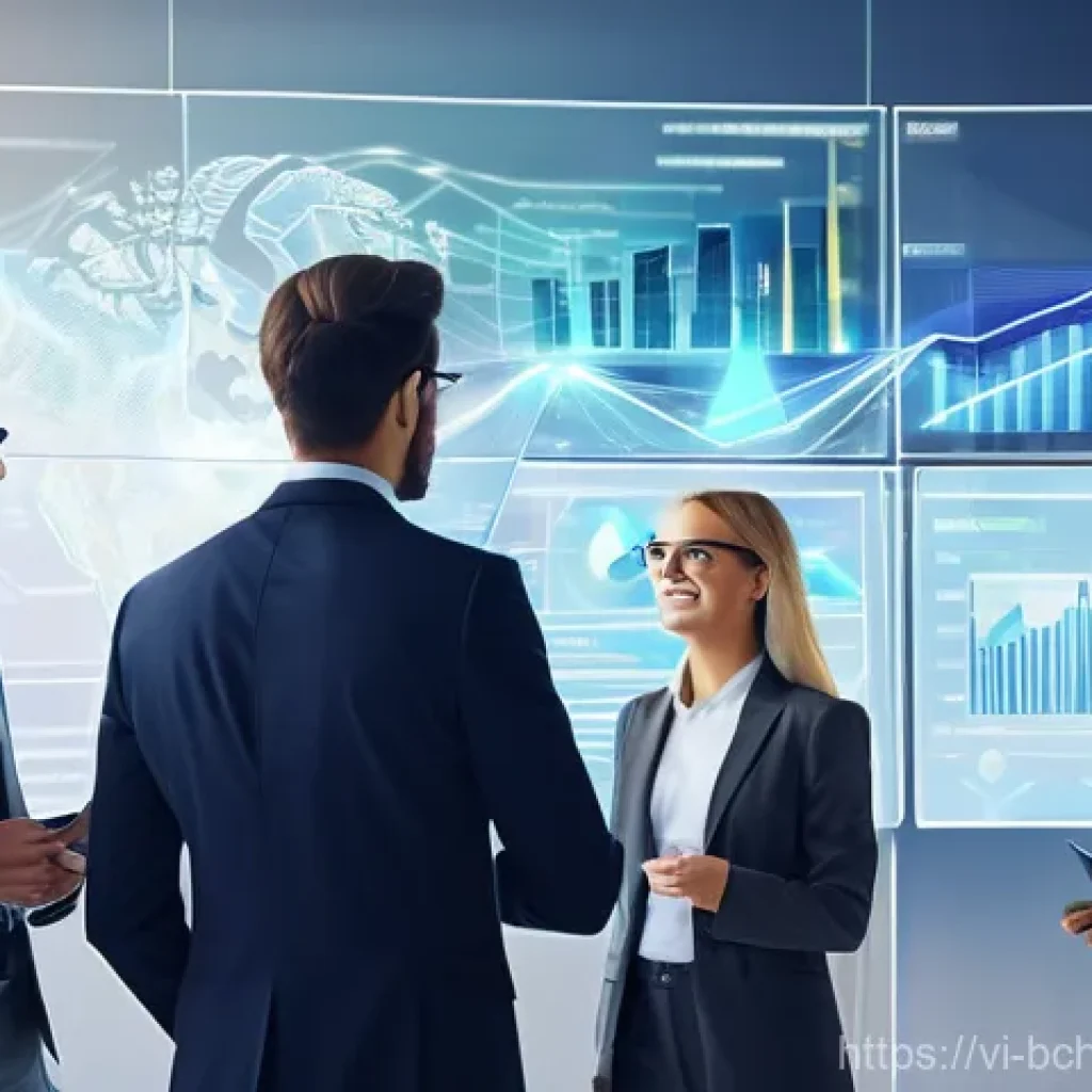블록체인 API 사용법 안내 - Blockchain API for Business Efficiency and Growth**
A vibrant, dynamic illustration depicting a div...