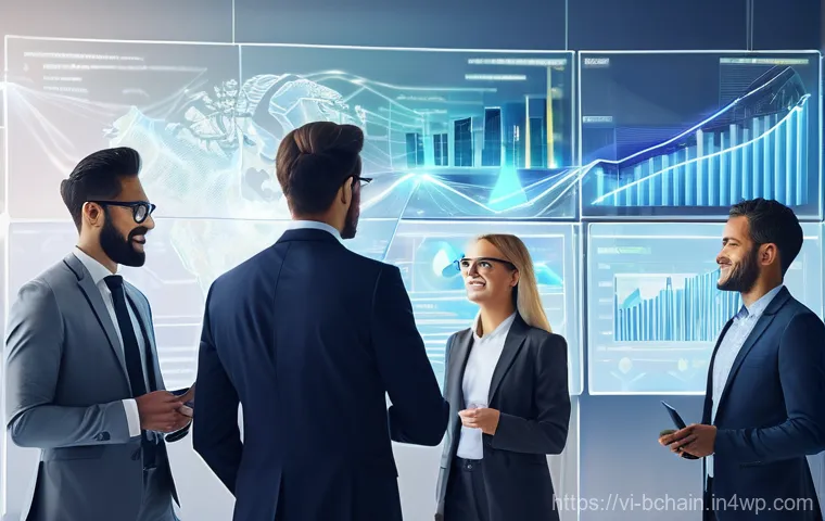 블록체인 API 사용법 안내 - Blockchain API for Business Efficiency and Growth**
A vibrant, dynamic illustration depicting a div...