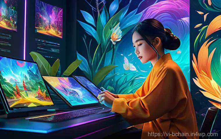블록체인 기술의 생태계 구성 요소 - **Prompt:** A group of diverse Vietnamese people, from young professionals to seasoned entrepreneurs...