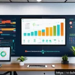 Home 19 블록체인 프로젝트의 로드맵 작성 방법 - A modern, sleek office environment with a diverse Vietnamese blockchain development team collaborati...