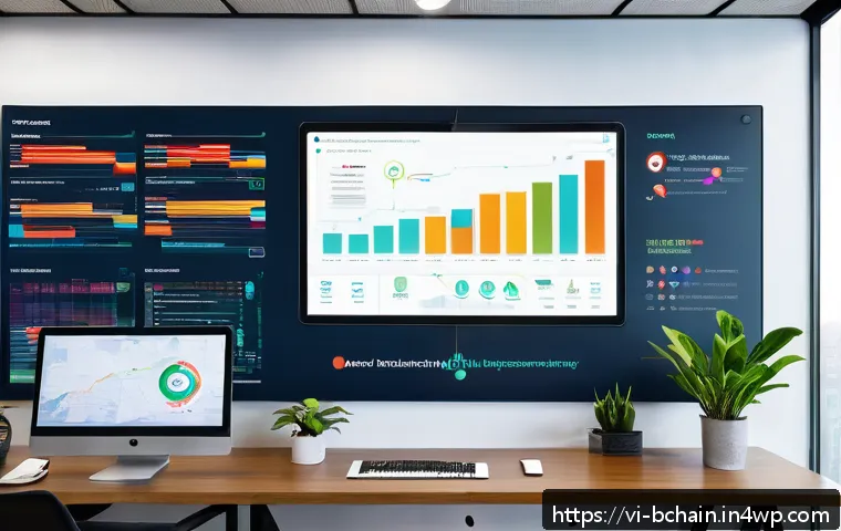 블록체인 프로젝트의 로드맵 작성 방법 - A modern, sleek office environment with a diverse Vietnamese blockchain development team collaborati...
